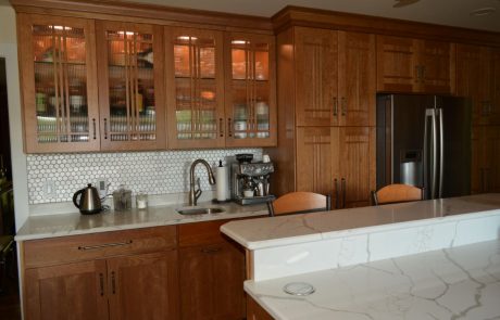 cabinet door styles with backsplash concept