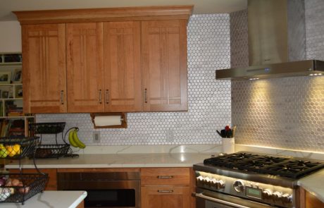 Wood cabinets - natural vs painting kitchen cabinets concept